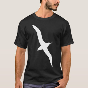 T-shirt Graphique blanc d'albatros en vol