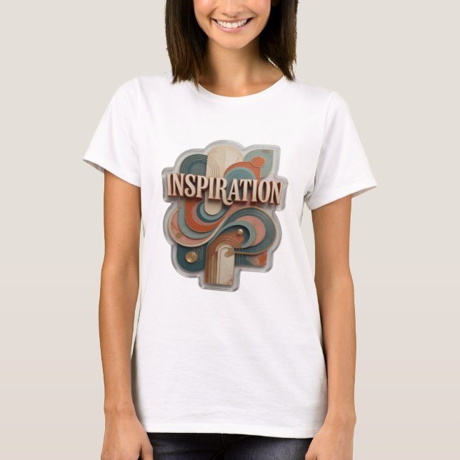 T-shirt graphique Bold Gold INSPIRATION (Devant)