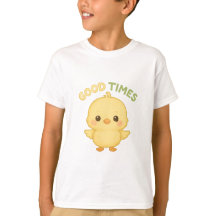 T-shirt graphique "Bon Temps" Happy Chick pour enf
