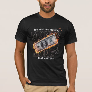 T-Shirt Graphique Burning Money – Mode Urbaine de