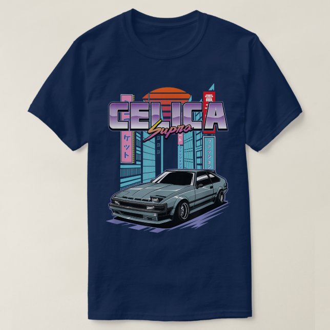 T-shirt Graphique Celica Supra MK2 XX MA60 A60 (Design devant)