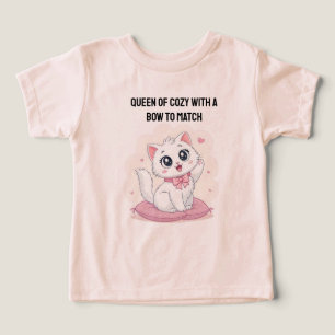 T-shirt graphique chat adorable pour enfants et am
