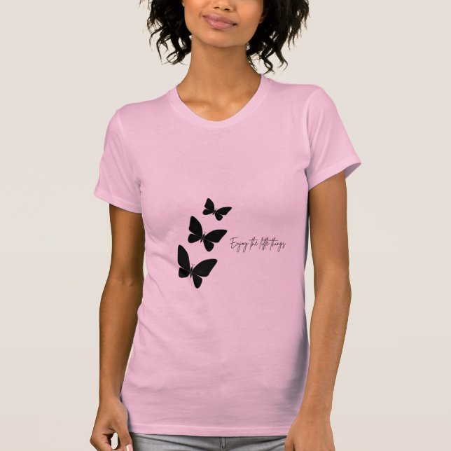T-Shirt graphique classique à demi-manches pour fe (Devant)