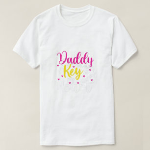 T-shirt Graphique coloré 'Je t'aime Papa' avec une moustac