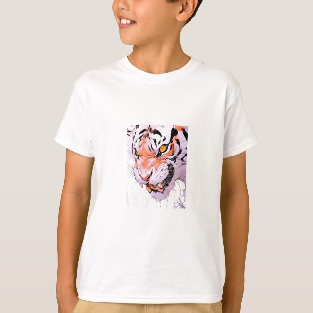 T-Shirt Graphique Cool Tiger Boy (Devant)