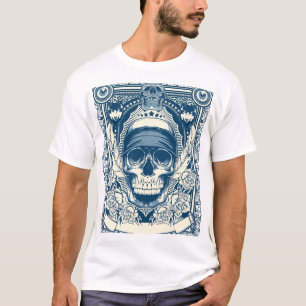 T-shirt graphique crâne - Design gothique foncé