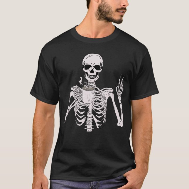 T-shirt graphique crâne edgy (Devant)