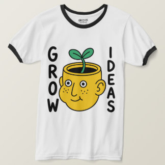 T-shirt graphique Créatif Penseur Idées Croissante