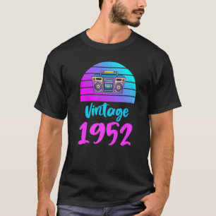 T-shirt Graphique d'anniversaire vintage de 1952