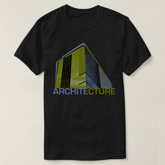 T-shirt Graphique d'architecture (Design devant)
