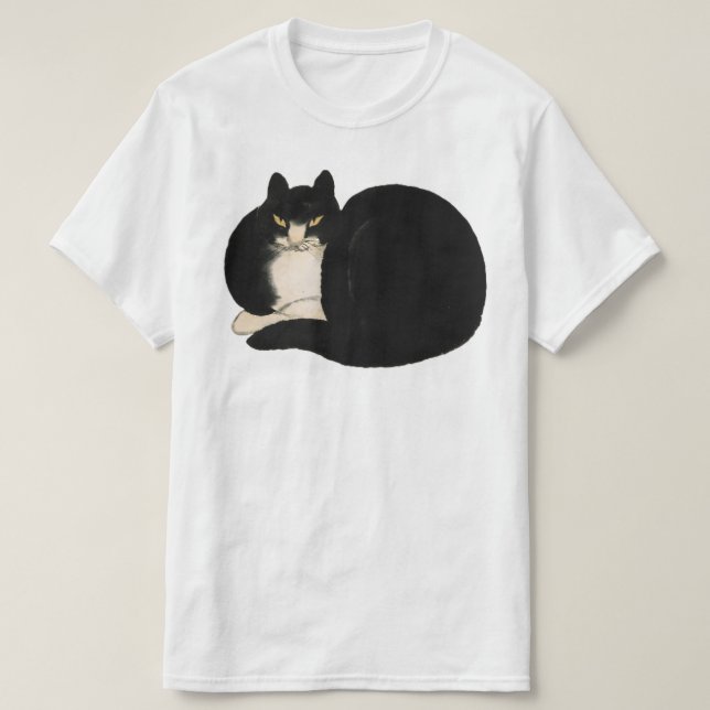 T-shirt Graphique d'art de chat (Design devant)