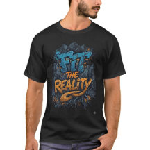 T-shirt graphique d'aventure "S'adapter à la réali