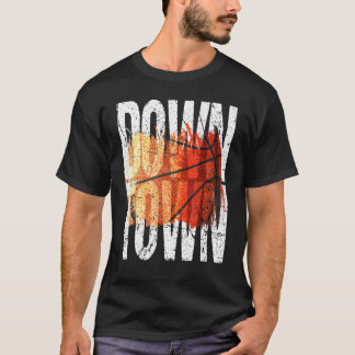 T-shirt Graphique de basket-ball à 3 points en centre-vill