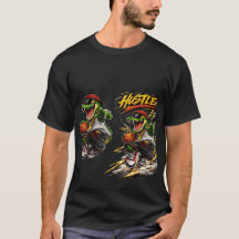 T-Shirt Graphique de Basketball Dinosaur pour Homm