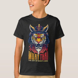 T-shirt Graphique de boxe thaïlandaise de Muay Thai Samura