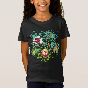 T-Shirt Graphique de bulles de formes Aliens Ben 10