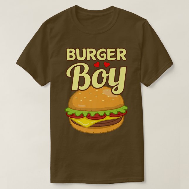 T-shirt Graphique de Burger Boy Cheeseburger Hamburger Ama (Design devant)