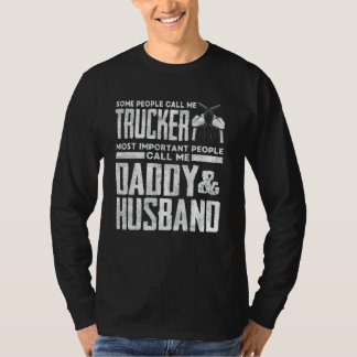T-shirt Graphique De Camions Pour Hommes Et Pères Camions