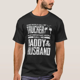 T-shirt Graphique De Camions Pour Hommes Et Pères Camions