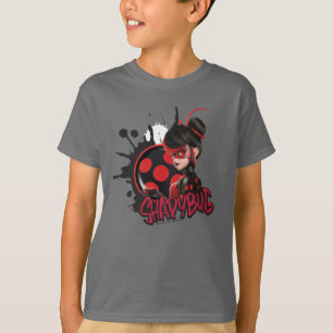 T-shirt Graphique de caractères de Shadybug à revers Mirac