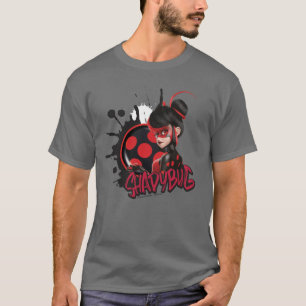 T-shirt Graphique de caractères de Shadybug à revers Mirac