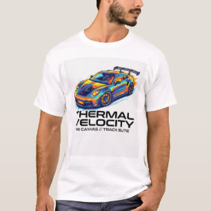 T-shirt Graphique de carte de chaleur Thermal Velocity GT3