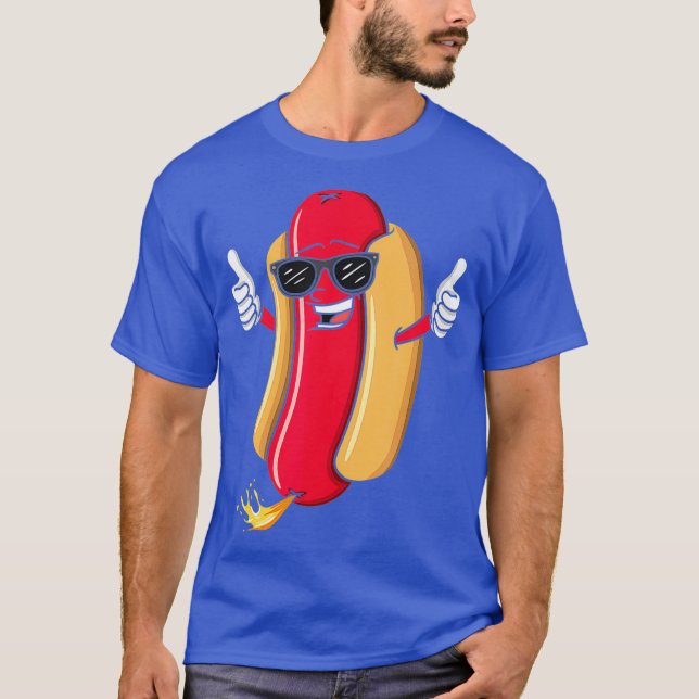 T-shirt Graphique de chien chaud de farting amusant (Devant)
