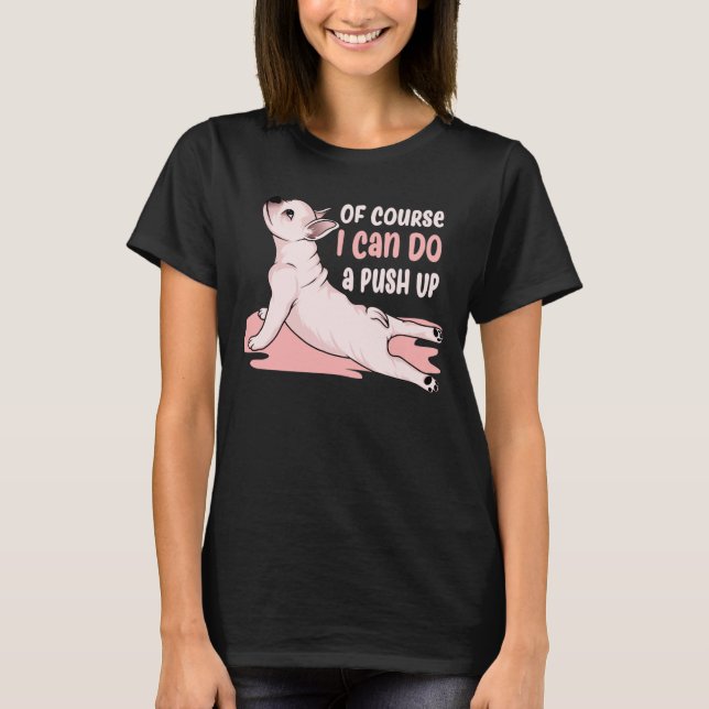 T-shirt Graphique de Chien Positif Drôle (Devant)