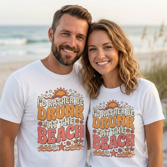 T-shirt Graphique de citation de plage d'été sarcastique d (Créateur téléchargé)
