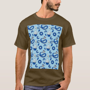T-shirt Graphique de couleuvres bleuets à hognose Snake