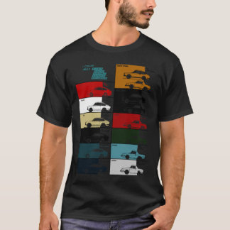 T-SHIRT GRAPHIQUE DE COUPE D'ÉPIDÉMIE FIAT 850 SPORT63