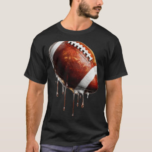 T-shirt Graphique de dégoulinade de jour de match de footb