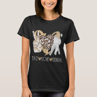 T-shirt Graphique de dentiste drôle de dentisterie d'amour