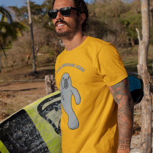 T-shirt Graphique de dessin animé de message personnalisé