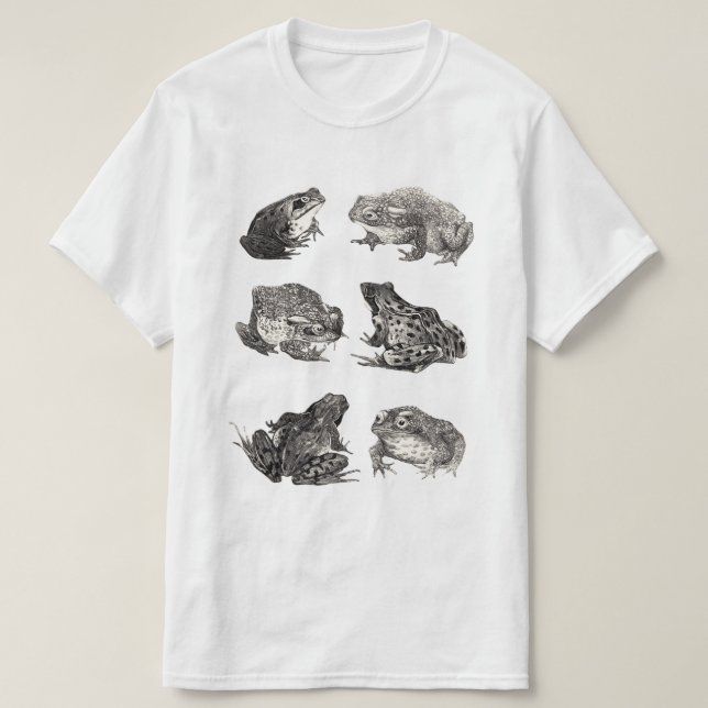 T-shirt Graphique de dessin de grenouille (Design devant)
