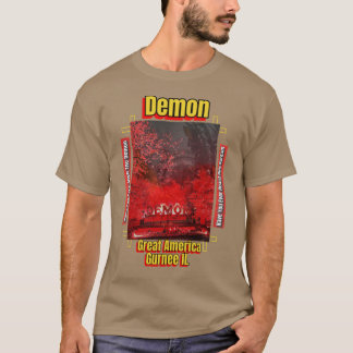 T-shirt Graphique de Dessous de verre à rouleaux démon