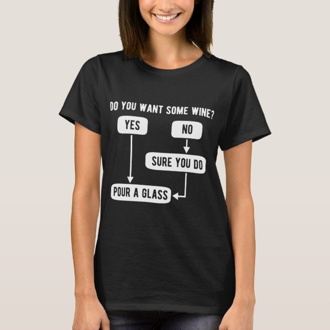 T-shirt Graphique de flux de boissons (Devant)