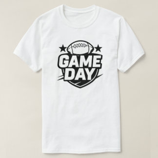 T-shirt Graphique de football du Jour du Jeu
