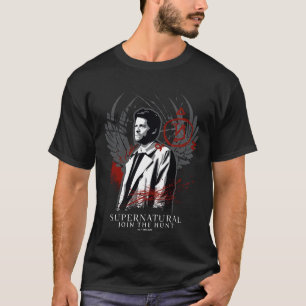 T-shirt Graphique de graffiti de Castiel surnaturel