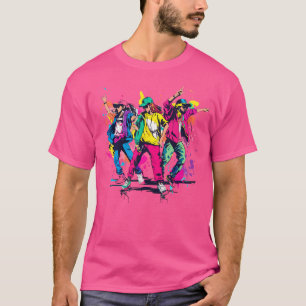T-shirt Graphique de graffiti pour Hip hop urbain