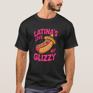 T-shirt Graphique de hot-dog drôle et fort pour le jeu Gli