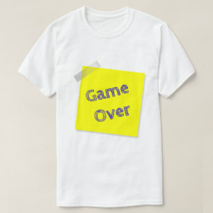 T-shirt Graphique de joueur drôle Game Over