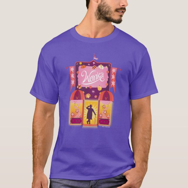 T-shirt Graphique de la boutique Wonka Candy (Devant)