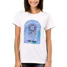 T-shirt graphique de la carte Sun Tarot - Mystique
