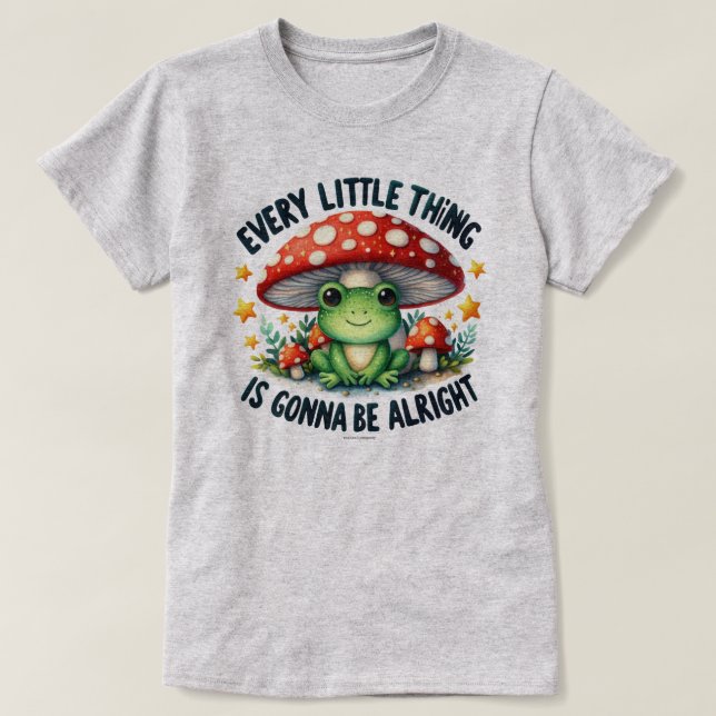 T-Shirt Graphique De La Grenouille Qui Va Bien Êtr (Design devant)