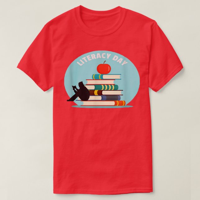 T-shirt Graphique de la Journée internationale de l'alphab (Design devant)