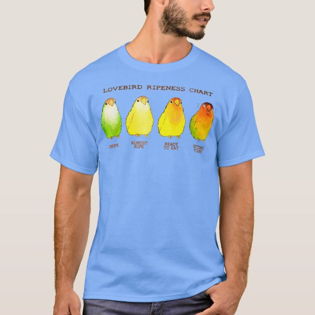 T-shirt Graphique de la maturité des oiseaux (Devant)