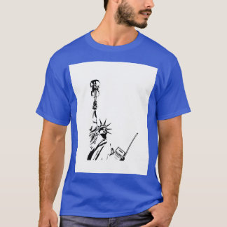 T-shirt Graphique de la statue de violon
