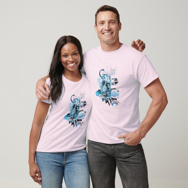 T-shirt Graphique de lanterne bleue 1 (Unisexe)