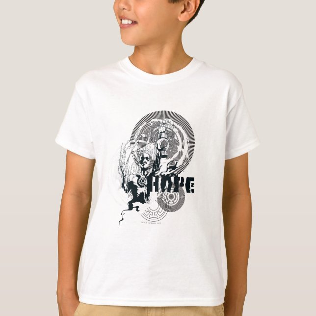 T-shirt Graphique de lanterne bleue 4 (Devant)